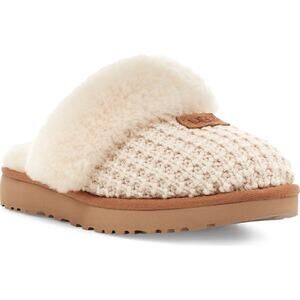Ugg Cozy Knit Genuine Shearling Slipper Sz 8 GS